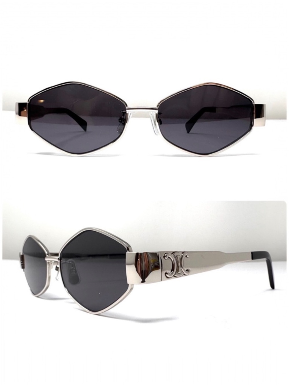 CELINE Metal Triomphe sunglasses, made in Italy